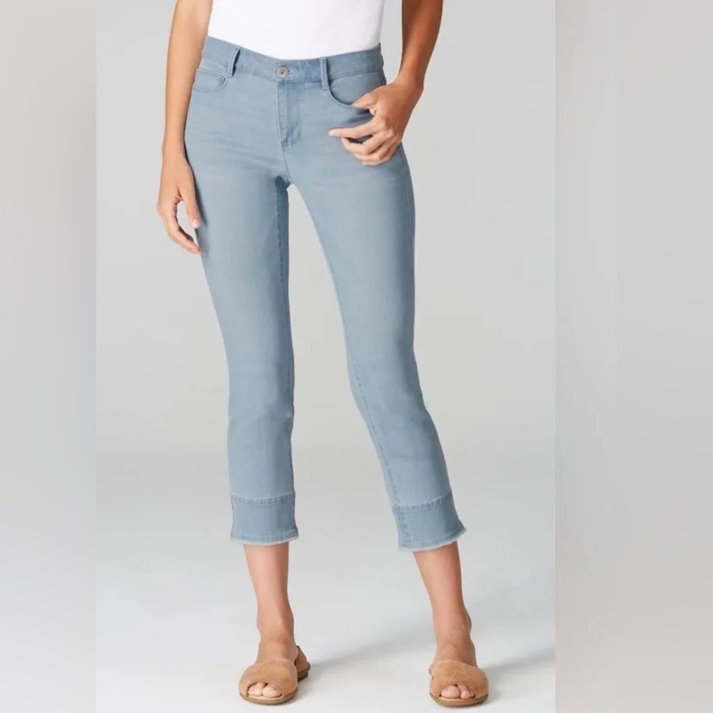 J. Jill Light Blue Cropped Jeans